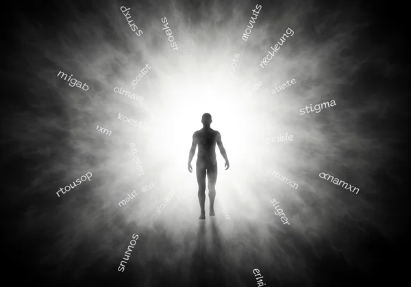 Person overcoming doubts to seek professional help.
