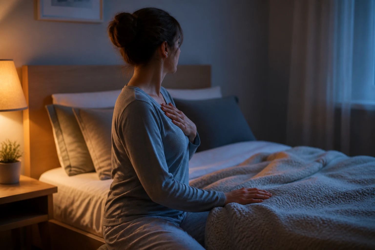 Grounding exercise at night
